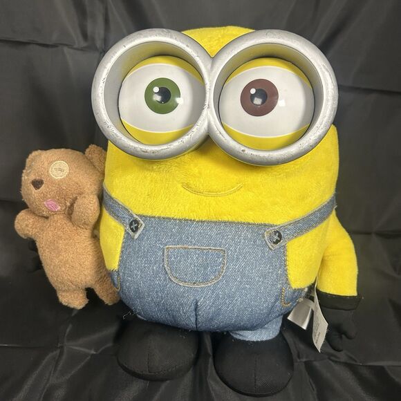 Minions Talking Bob Despicable Me Plush Toy With Teddy Tested And Working - Picture 1 of 7